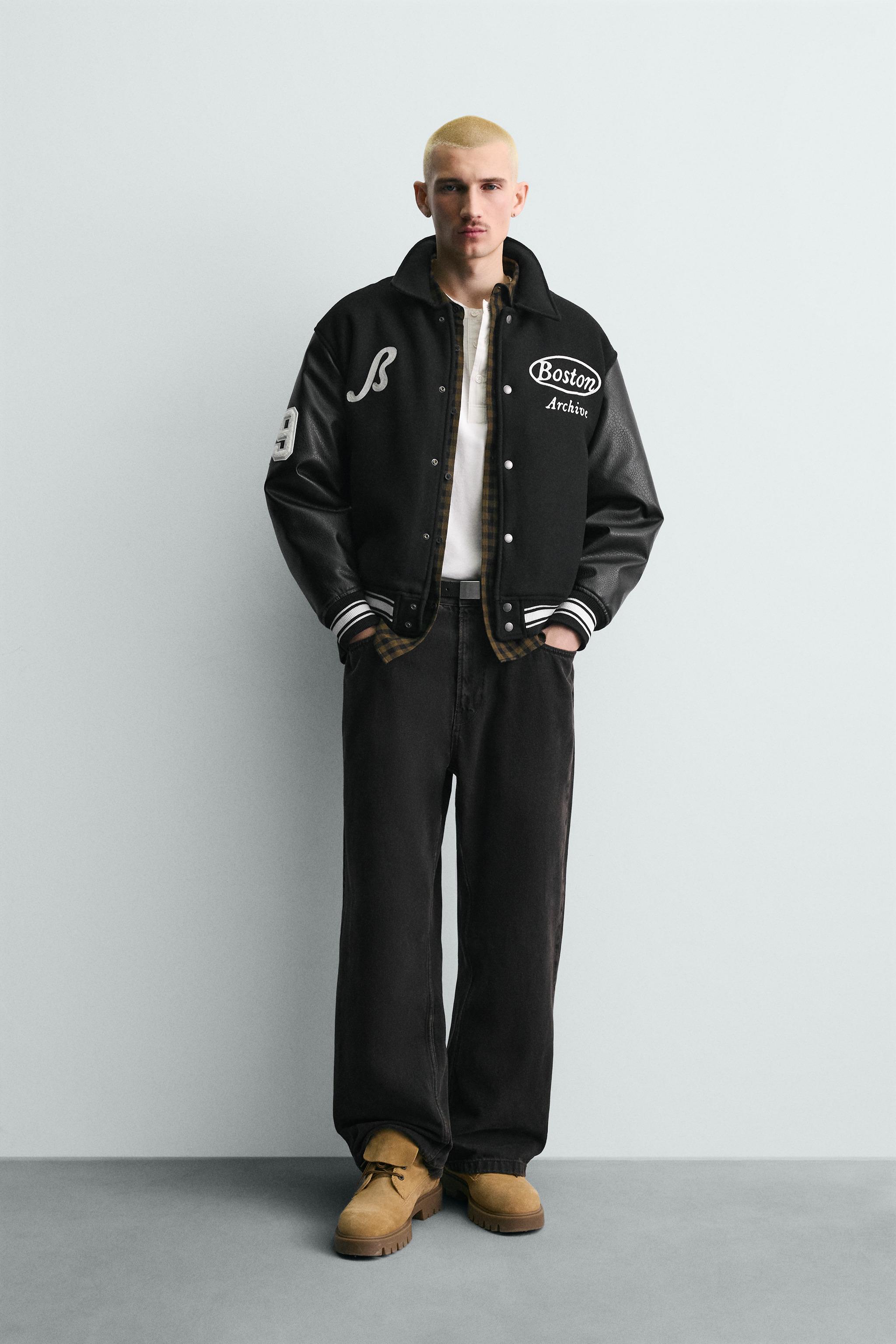 BLOUSON BOMBER BRODERIES EN MATIÈRES VARIÉES
